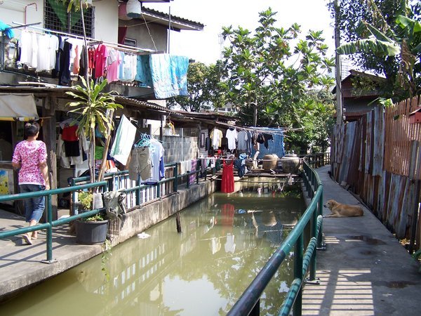 An old canal neighborhood 