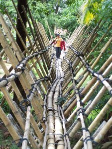 Sarawak Cultural Center - Bamboo bridge