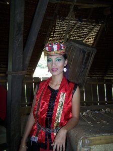 Iban tribe traditional costume