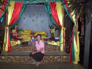 In a Malay longhouse bedroom