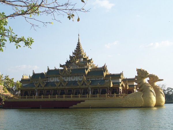 Royal Barge and pagoda