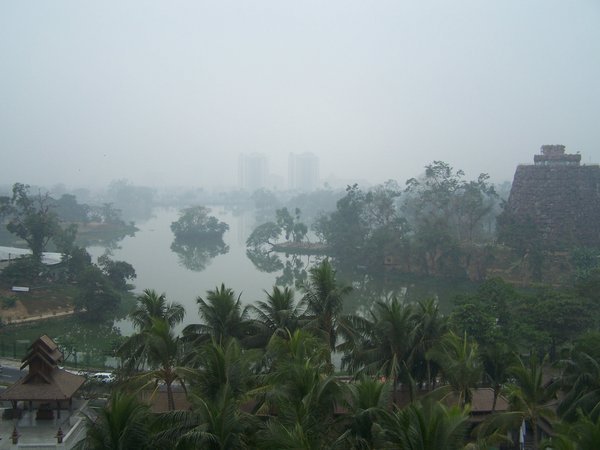Kan Daw Gyi Lake from our hotel