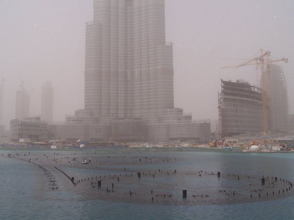 Burj Dubai construction