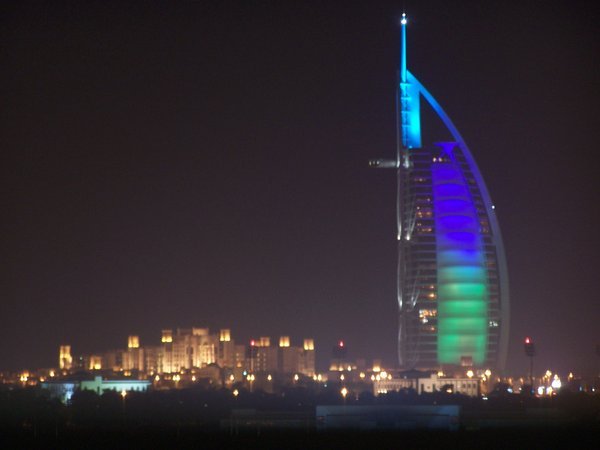 Burj al Arab light show