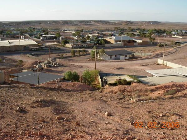 "Scenic" view of Coober Pedy