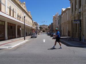 Fremantle with the original "gaol" from the mid 1800s in the background