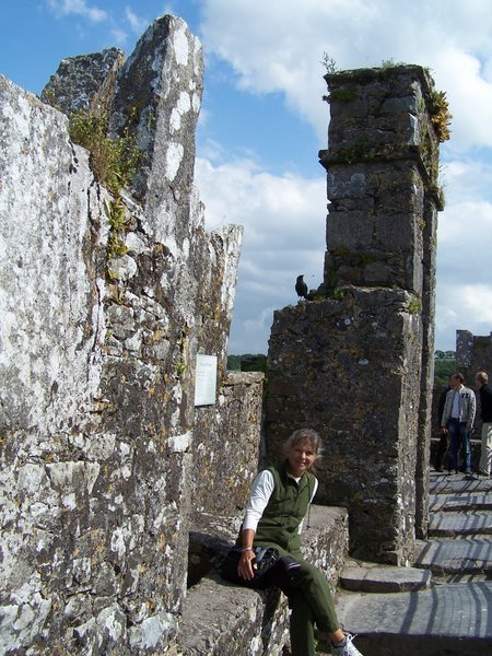 On the top of Blarney Castle