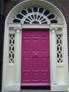 Dublin's colorful doors