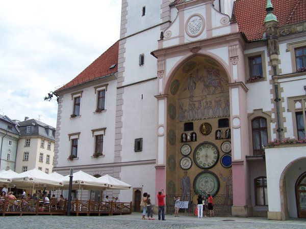 Olomouc's Astronomical Clock on the Town Hall