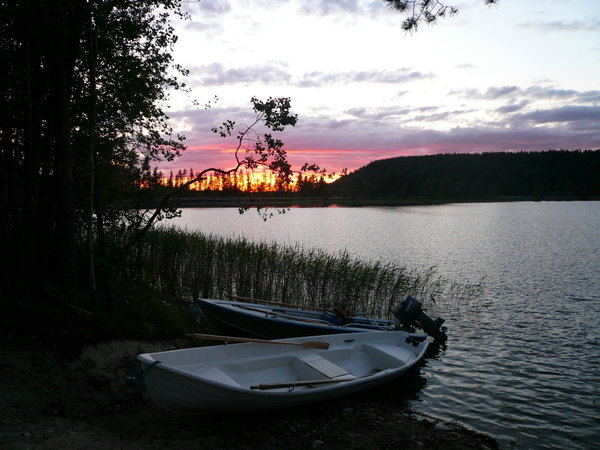 Sunset on the lake