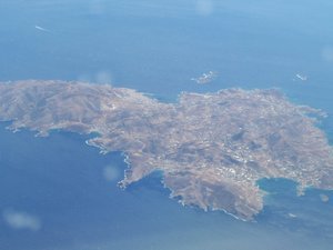 Aerial view of the islands