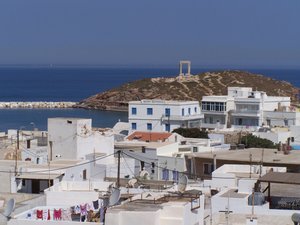 View of Naxos from the hotel balcony