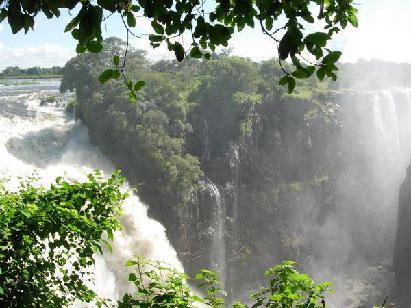 Victoria Falls - one section of the entire cascade