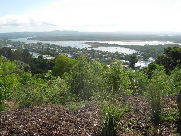 View of Noosa Beach, Noosa River, and Noosa Sound from the Laguna Lookout
