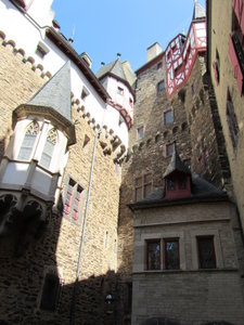 Inner courtyard of Burg Eltz