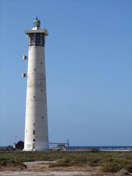 Morro Jable Lighthouse on the Jandi'a Peninsula