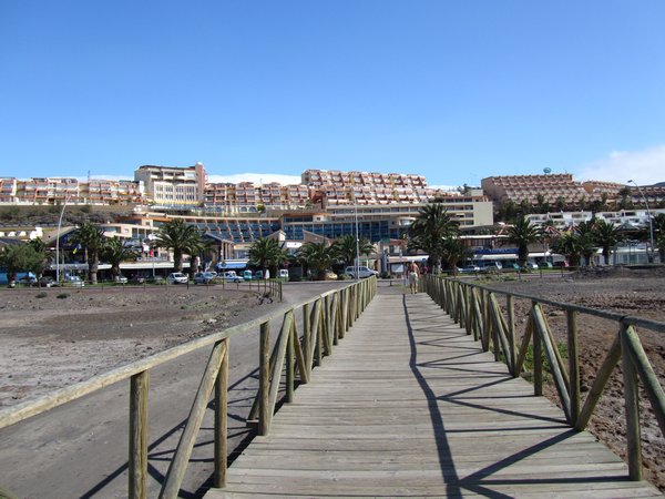 The resort town of Morro Jable