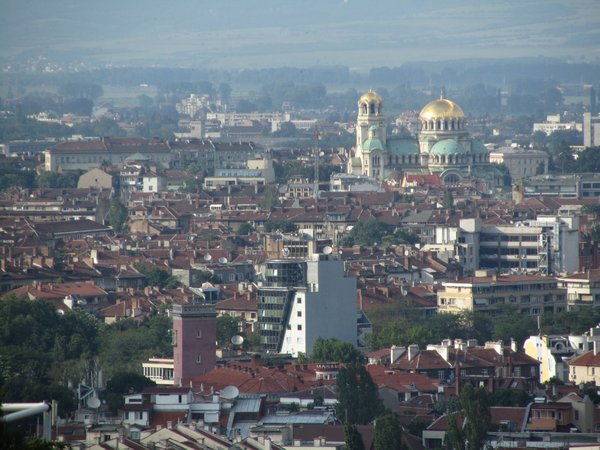Alexander Nefsky Cathedral in the distance