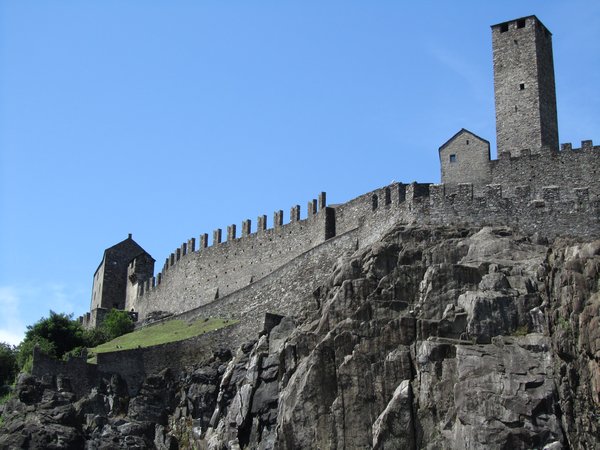 Bellinzona's trio of castles