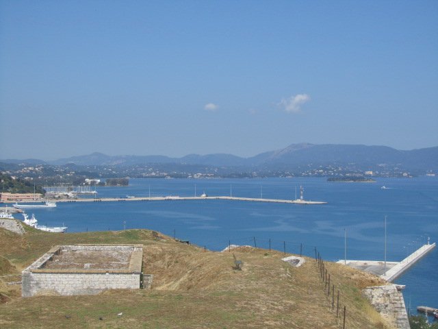 View of the Port from atop the New Fort