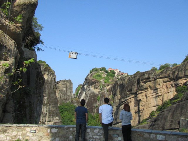 Grand Meteora's cable car