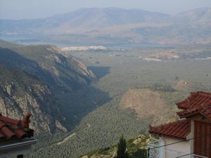 View of the valley below Delphi
