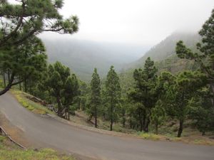 The drive up to La Cumbrecita - another day in the clouds