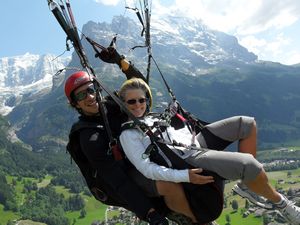 Flying with the Eiger behind us