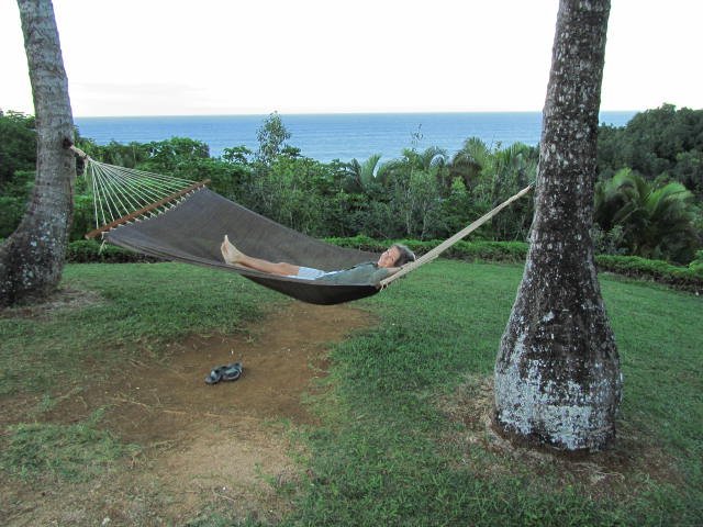 and Pam in her hammock