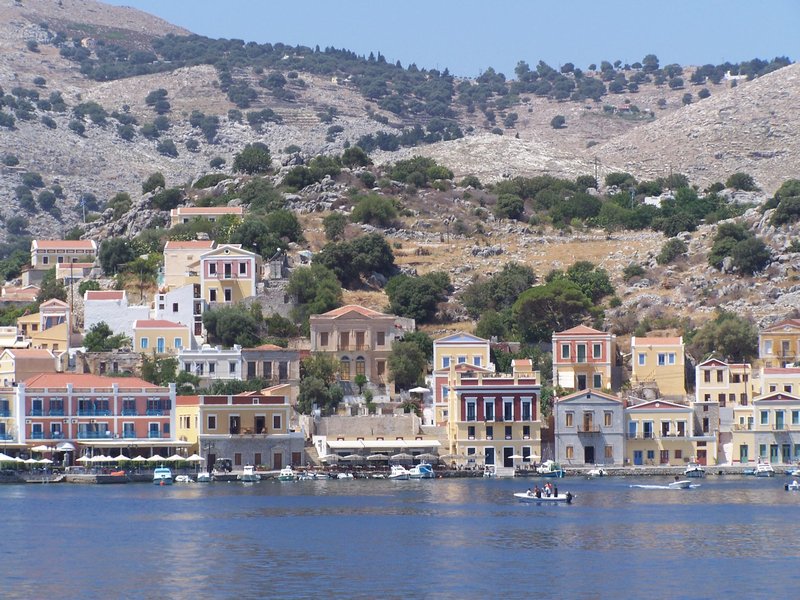 The harbor town of Symi