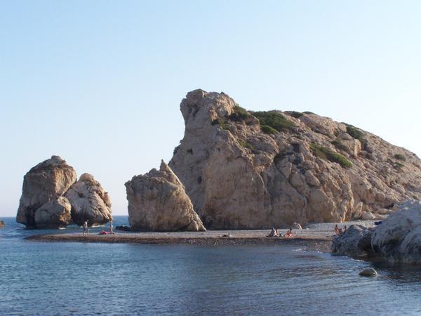 The birthplace of Aphrodite on the island of Cyprus