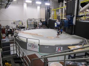Touring the U of A Mirror Lab