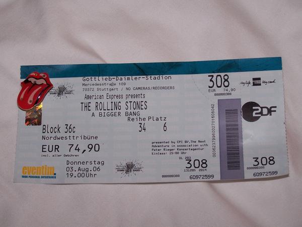 Seeing the STONES one more time