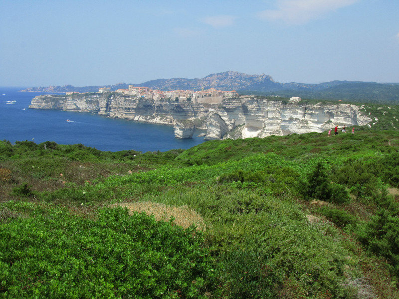 The White Chalk cliffs of Bonifacio