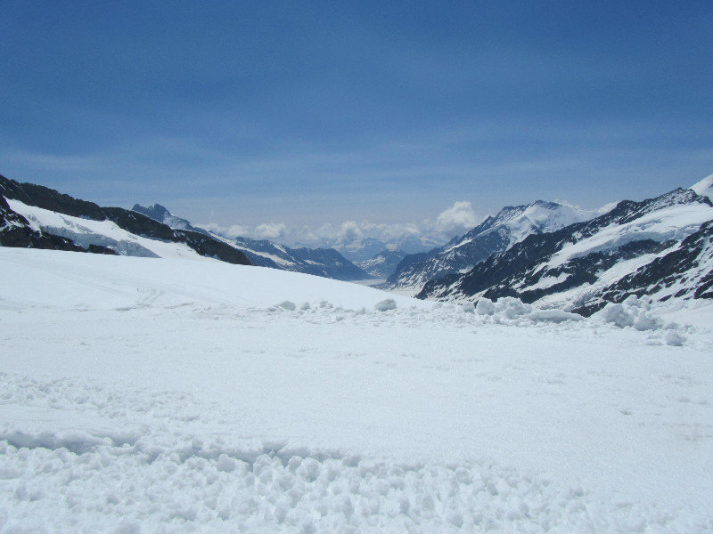 Glacier and mountain views