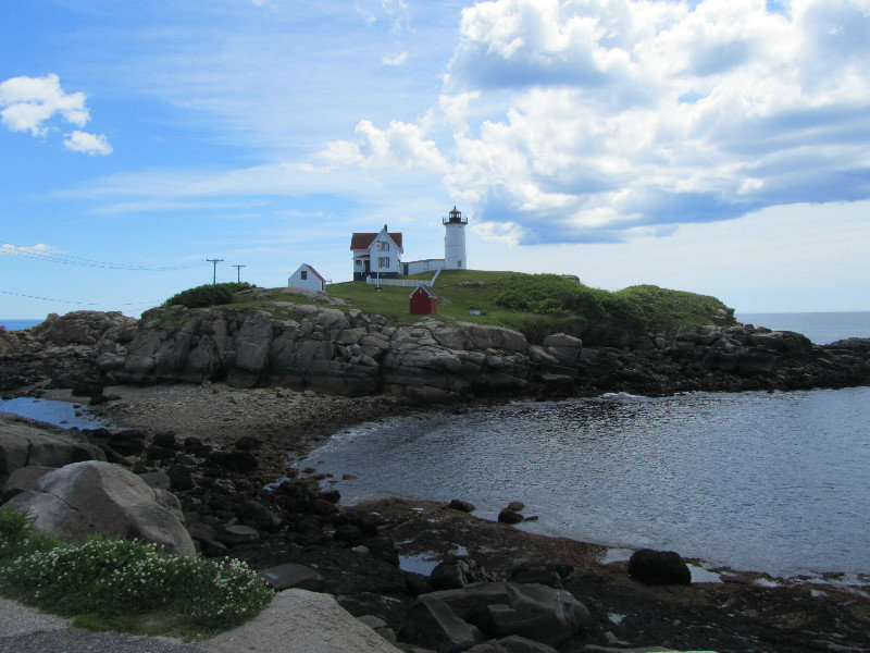 Nubble Lighthouse on the tip of Cape Neddick