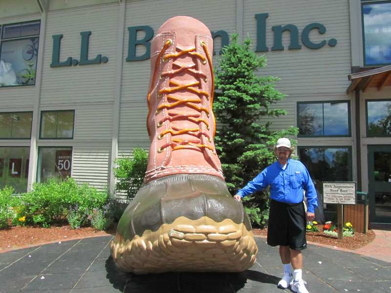 The obligatory stop at L.L. Bean in Freeport, Maine