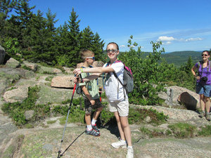 Our young hikers - Caila and Liam