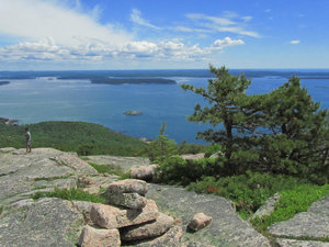 Frenchman's Bay from Champlain Mt.