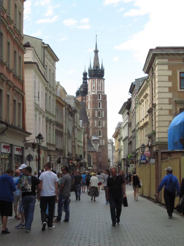 Part of the Royal Road - now Florianska Street