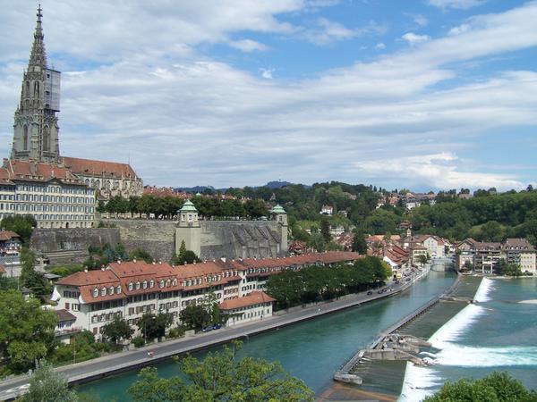 Bern along the Aare River