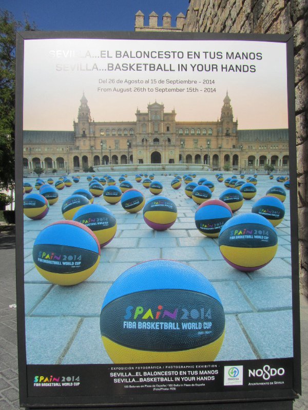Creative ads for the FIBA tournament
