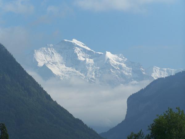Jungfrau dressed in clouds