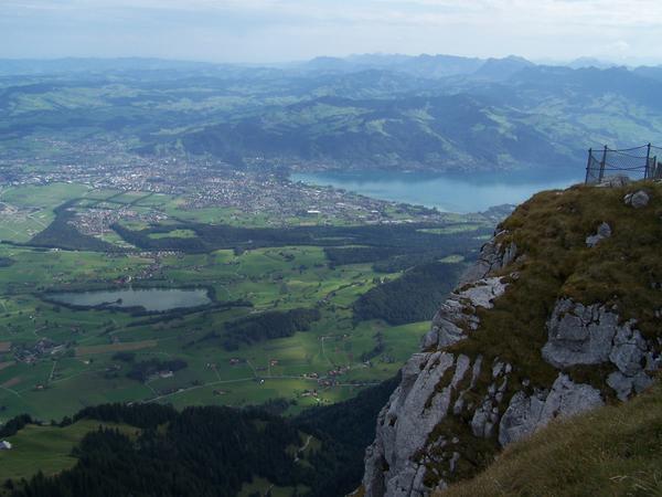 View from the top of the Stockhorn