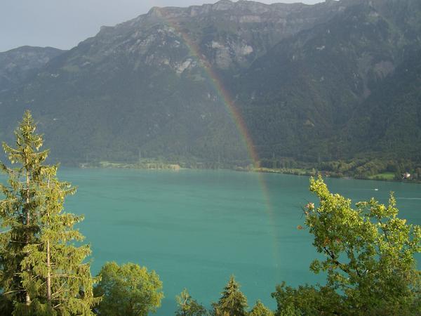 Rainbow on Lake Brienz