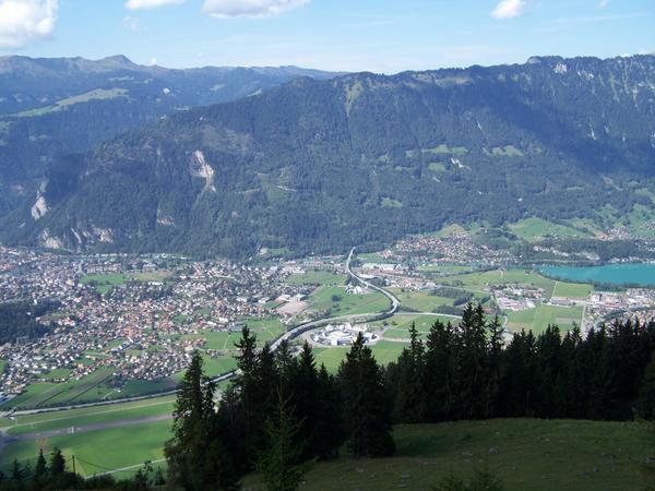 Rothorn view of Interlaken