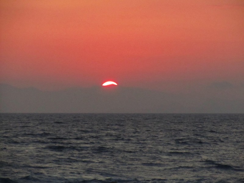 Sunset in Rhodes 