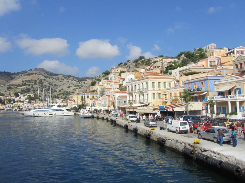 Passing by the island of Symi