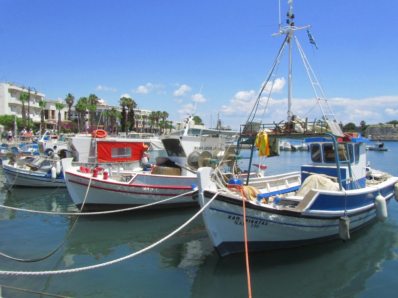 Fishing boats in Kos harbor