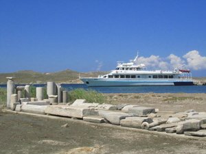 Boat trip to Delos